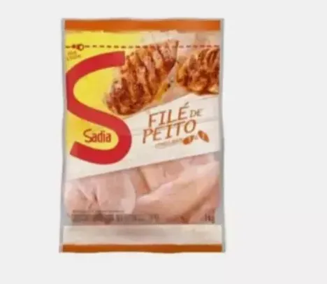 [Regional(Interior SP)/App Ifood/Mercado/Carrefour] Filé Peito de Frango Sadia 1kg