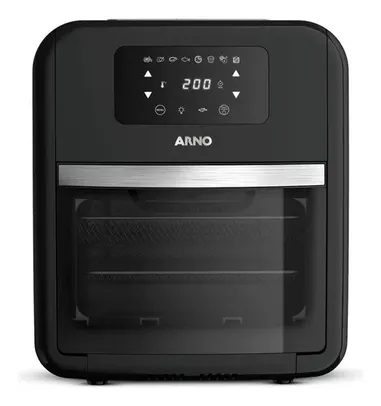 [Cartão mercado Pago] - Airfry Oven+grill Arno Expert 9 Em 1 Digital 11l Preta Ufe9 - 110v