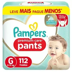 [CC. MASTERCARD] Pampers Fralda Pants Premium Care G - 112 Unidades