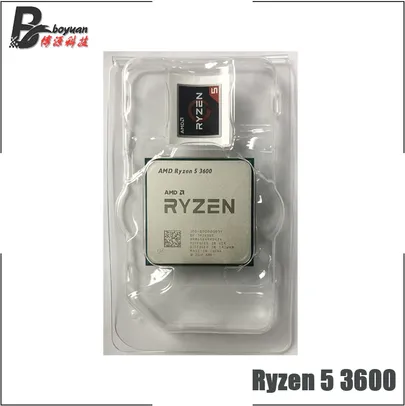 Processador AMD 6 Core, Ryzen 5 3600 R5 3600, 3.6GHz Sem Cooler