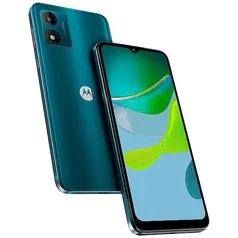 [APP/VIP]Smartphone Motorola Moto e13 Verde 64GB, 4GB RAM, Tela de 6.5, Câmera Traseira de 13 MP