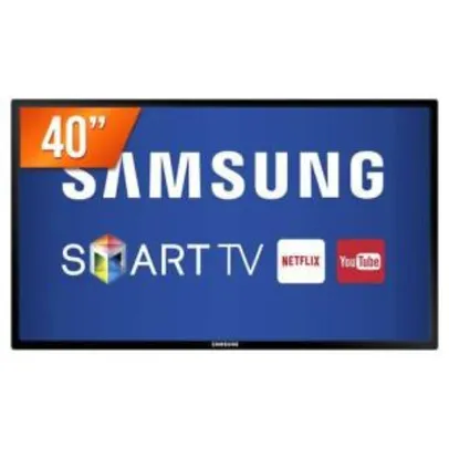 Smart TV LED 40" Full HD Samsung LH40RBHBBBG/ZD 2 HDMI USB Wi-Fi Integrado Conversor Digital ( valor referente a pagamento no boleto )