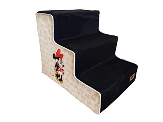 Escada Disney Minnie, Fábrica Pet, Preta, Único