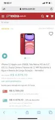 iPhone 11 Apple com 256GB Vermelho | R$4679