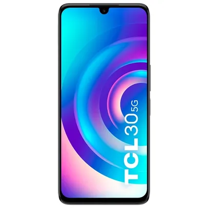 Smartphone TCL 30 6.7'' FHD+ 5G 128GB Câmera Tripla 50MP Frontal 13MP Dual Chip Preto