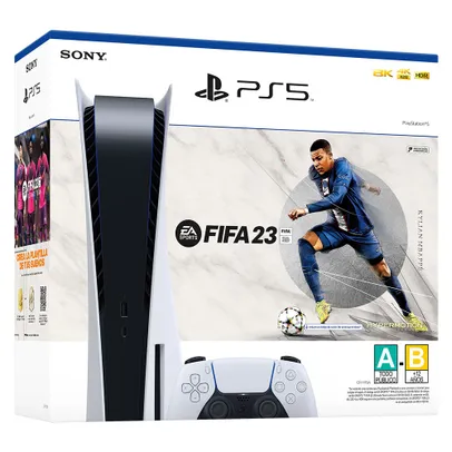 [AME SC R$1843 | Internacional] PS5 com leitor + ea sports fifa 23