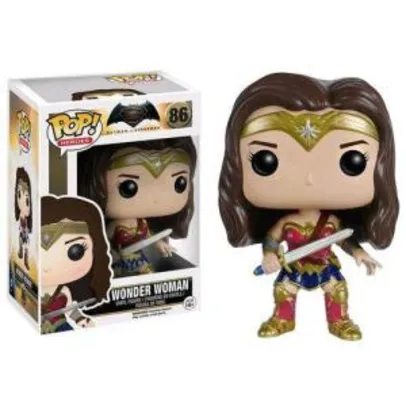 [Cartão Americanas] Mulher Maravilha Wonder Woman - Batman vs Superman Funko Pop Heroes | R$64