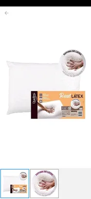 [MAGALU PAY R$ 118,39] Travesseiro Real Látex 50x70x16cm - Duoflex
