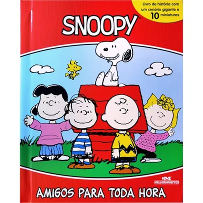 Livro - Snoopy – Amigos Para Toda Hora + 10 miniaturas 