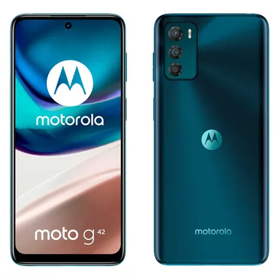 Saindo por R$ 699,99: Smartphone Motorola G42 128GB Azul 4G Tela 6,4&quot; Câmera Tripla 50MP | Pelando