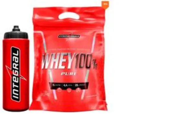 Kit Whey Protein 100% Super Pure 1,8 Kg + Squeeze IntegralMédica
