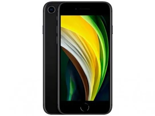 [Selecionados] iPhone SE Apple 128GB Preto 4,7” 12MP iOS | R$2.340