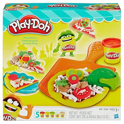 Play-Doh Conjunto De Massinha Festa Da Pizza Com 5 Potes Multicor