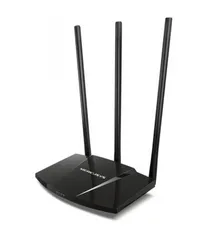 Roteador Wireless N 300Mbps High Power 3 Portas 10/100Mbps 3 Antenas 7dBi Mercusys MW330HP - R$104