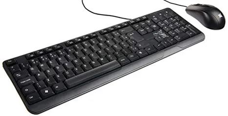 (Prime) Kit Essential Teclado e Mouse USB 2.0, Maxprint, Windows | R$54