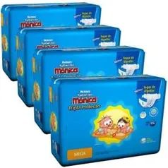 [Kangoolu] Combo Fralda Huggies Turma da Mônica Tripla Proteção P/M/G/XG/ por R$ 126