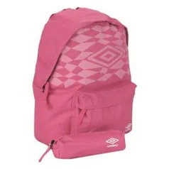 Mochila Umbro Chess com Estojo Rosa