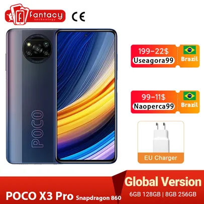 Smartphone Poco X3 PRO 8GB 256GB  - Versão Global