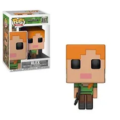 Boneco Funko Pop Games Minecraft - Alex Funko Pop Na [R$30]