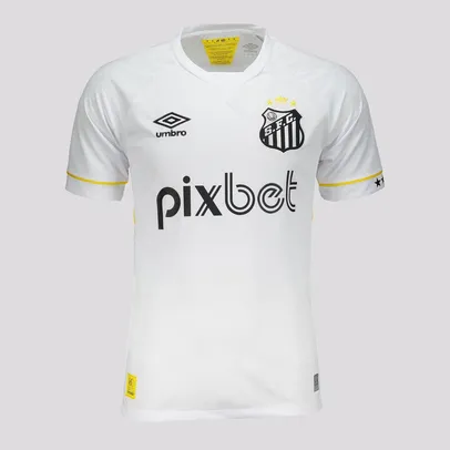 Camisa Santos I 23/24 s/n° Torcedor Umbro Masculina