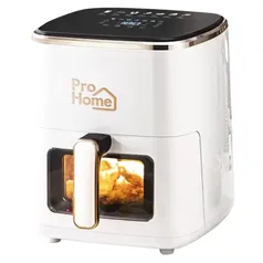 Fritadeira Elétrica Air Fryer Pro Home SuperFry, 100% Digital, Com Visor, 5.5L, 110V, Branca