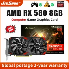 Placa de vídeo RX580 8GB JieShuo Gaming