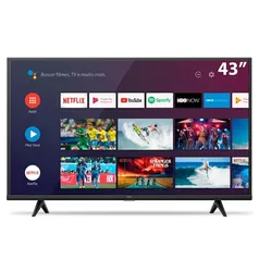 Smart TV LED 43" 4K TCL 43P615 com WiFi, Bluetooth, Google Assistant e Alexa 