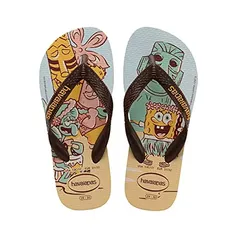 Chinelo Top Spongebob, Havaianas, Adulto Unissex, Dourado, 43/44