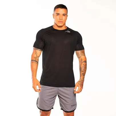 Camiseta Masculina Dry Preto Wolf Alpha CO