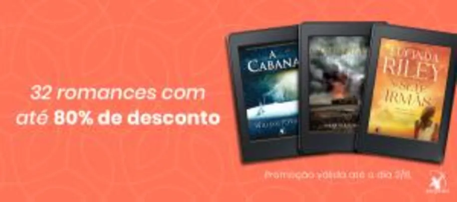 [eBook] Até 80% off em romances da Editora Sextante na Amazon