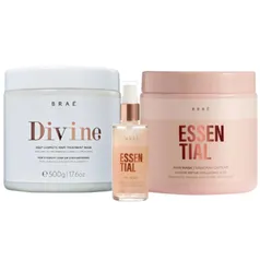 Braé Kit Mascara Divine Essential Oil Blend Trio Salon (3 Produtos)