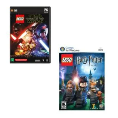 Jogo Lego Star Wars + Lego Harry Potter - PC