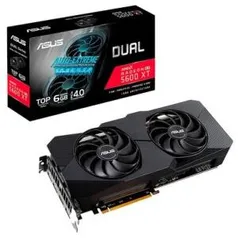 Placa de Vídeo Asus Dual AMD Radeon RX 5600 XT EVO, 6GB, GDDR6 | R$1800