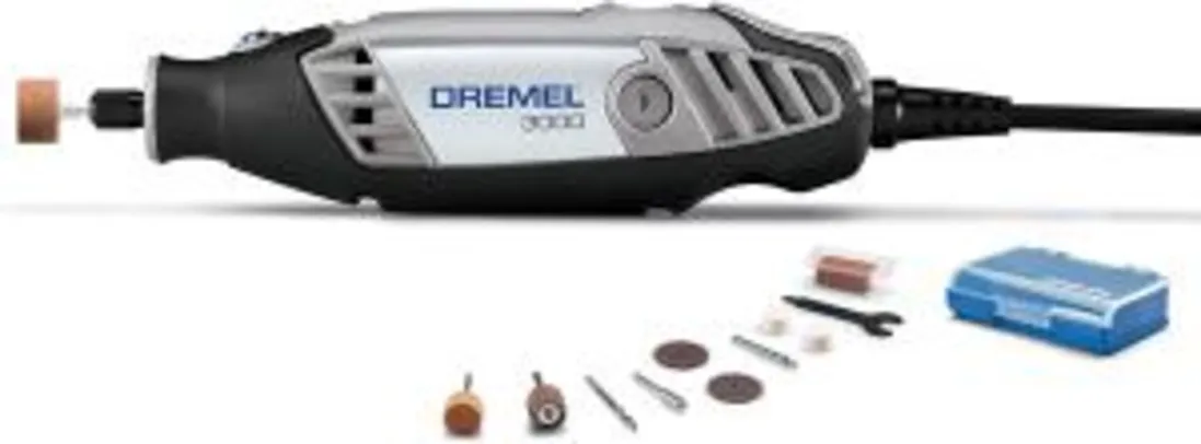 Dremel Micro Retífica 3000 - 10 Acessórios 127V | R$269