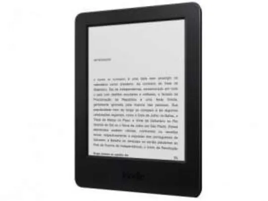 [Clube da Lu] Kindle 7ª Geração Wi-Fi 4GB Tela 6" - Mais de 2.000 Livros - Amazon por R$ 199
