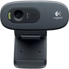 {AME} Webcam Logitech C270 HD - com Microfone - Preto - 60