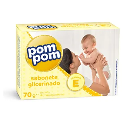 Pom Pom Sabonete Glicerinado 70G