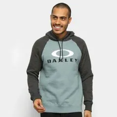 Moletom Oakley Mod Ellipse Raglan Pullover Masculino - Azul | R$ 103