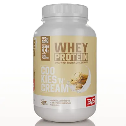 Whey Concentrado 100% Whey Protein 3VS Nutrition - 900g (Cookies'n Cream)