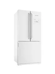 (AME R$ 3761) Refrigerador Brastemp Side Inverse BRO80 540 Litros Ice Maker Branca | R$ 4701