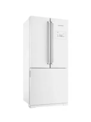 (AME R$ 3761) Refrigerador Brastemp Side Inverse BRO80 540 Litros Ice Maker Branca | R$ 4701