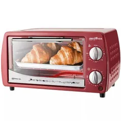 Forno Elétrico Britânia 10 Litros com Timer Vermelho 127V - R$72