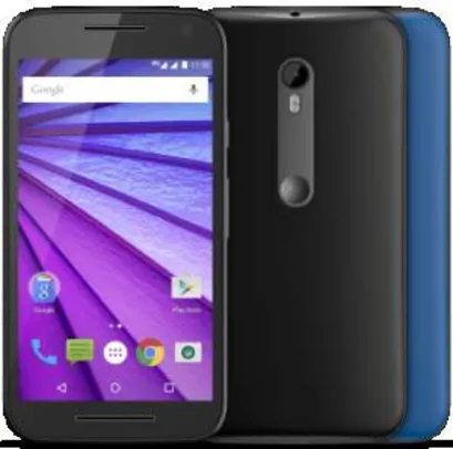 [Saraiva] Motorola Moto G 3ª Geração 16Gb Preto Colors 4G Tela 5" Android 5 Câmera 13Mp Dualchip (Frete Grátis) por R$ 944