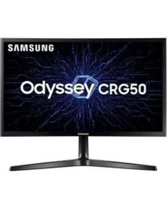 [App] Monitor LED 24" Gamer Samsung CRG50 1920x1080 Curvo FHD 144 Hz HDMI DP | R$1169