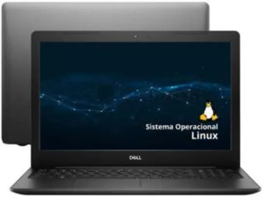 [Clube da Lu + Magalu Pay] Notebook Dell Inspiron 3000 Intel Core i5 8265U 15,6" 4GB HD 1TB - Linux | R$2.977