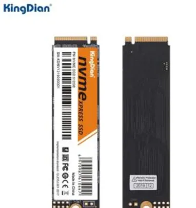 NVMe Kingdian 512 GB PCIe 3.0 x4 | R$278