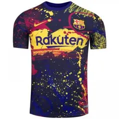 Camisa Pré-Jogo Barcelona II 19/20 Nike - Masculina | R$132