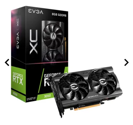 Placa de Video EVGA RTX 3050 XC Gaming, 8GB, GDDR6, 128-bit, 08G-P5-3553-KR