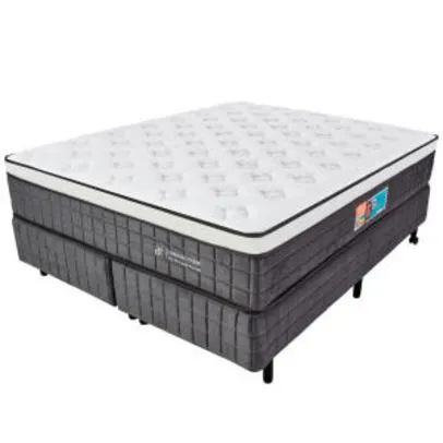 [CC Sub/AME R$ 2261 ]Cama Box King Premium Mola Ensacada com Espuma D33 R$ 2660