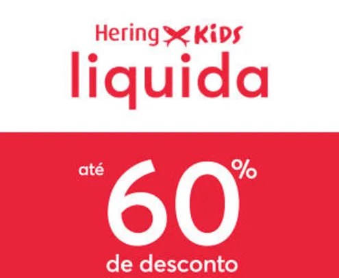 Hering Kids: até 60% off em uma seleção de produtos!
